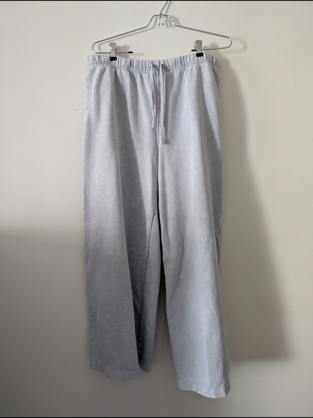 American Eagle Outfitters Light Blue Super Wide Leg Sweats